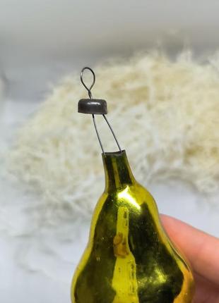 Ёлочная игрушка на ёлку ссср груша ялинкова прикраса на ялинку іграшка на ялинку