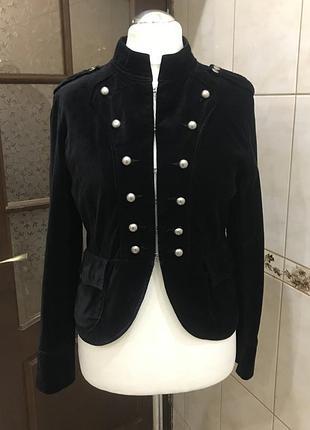 Жакет велюровий