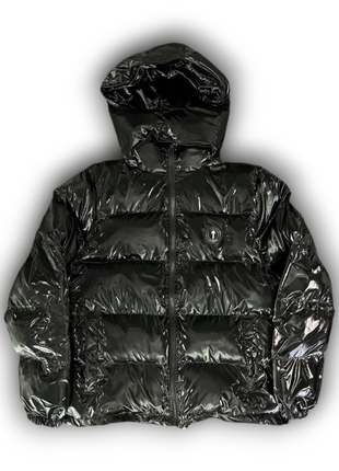 Trapstar куртка пуховик бомбер трепстар колір чорний moncler