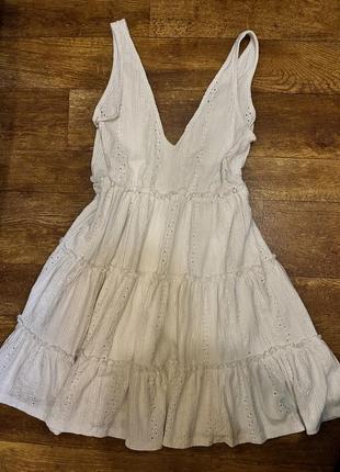 Сарафан белый