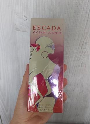 Escada ocean lounge 100ml edt эскада океан лаунж оригинал 4