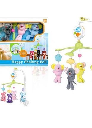 Мобіль (карусель на ліжечко) арт. d153/152  2 види муз. м'яконабивні іграшки кор 38*28 5*7 5см