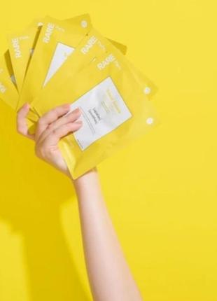 Заспокійлива тканинна маска rare paris trésor solaire soothing face mask box 5шт.