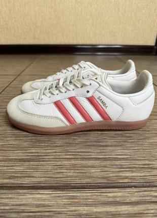 Шкіряні кросівки adidas originals samba , оригінал