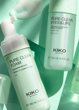 Мицеллярная вода kiko milano для всех типов кожи new pure clean micellar water....