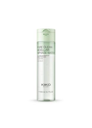 Двухфазная мицеллярная вода kiko milano pure clean micellar biphase water. мицеллярная...