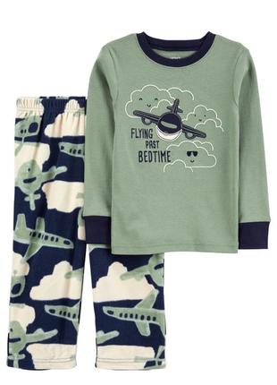 Пижама с флисовыми брюками carter's