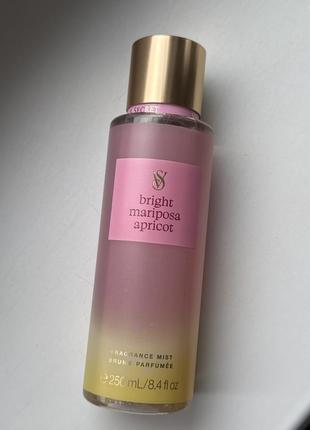 Парфумований спрей vs bright mariposa apricot fragrance mist 250 мл