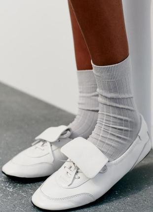 Туфлі, кеди , балетки з натуральної шкіри zara