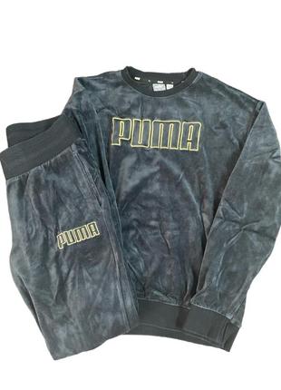 Велюровый спортивный костюм puma