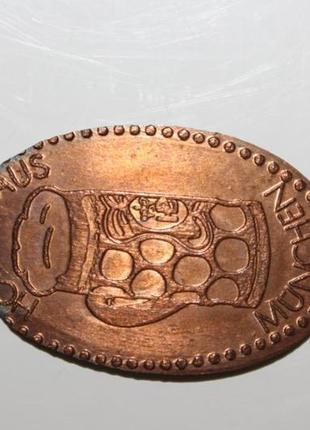 Прессованная монета hofbräuhaus münchen