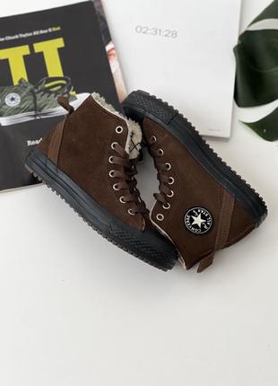Утепленные кеды converse