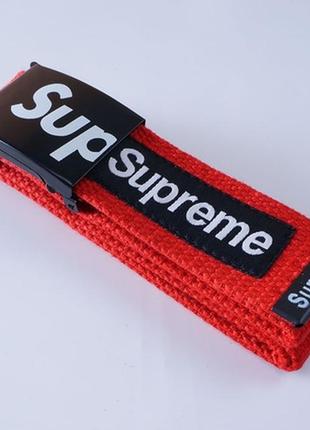 Supreme ремень новый тканевый mc273 пасок лучший подарок женский мужской