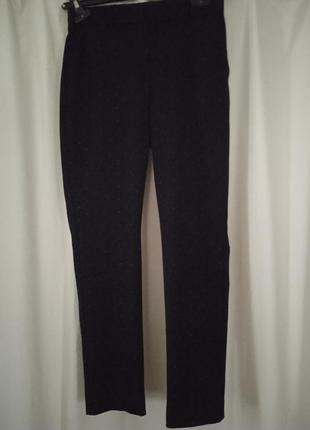 Женские черные в белую точку брюки,h & m,34