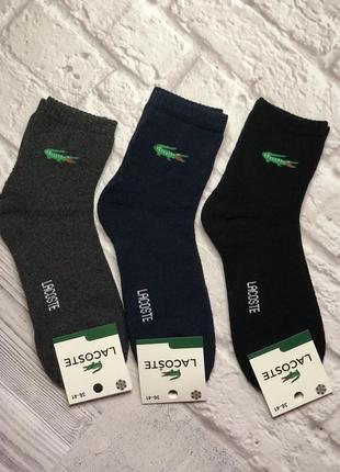 Мужские утепленные носки lacoste