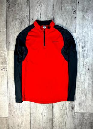 Quechua кофта s размер микрофлис спортивная красная xs