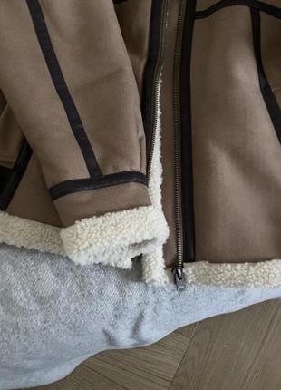 Дубленка pull and bear