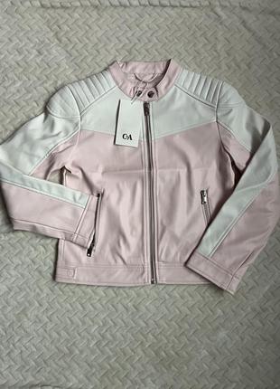 Косуха для девочки, кожаная