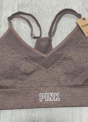 Бесшовный спортивный топ victorias secret