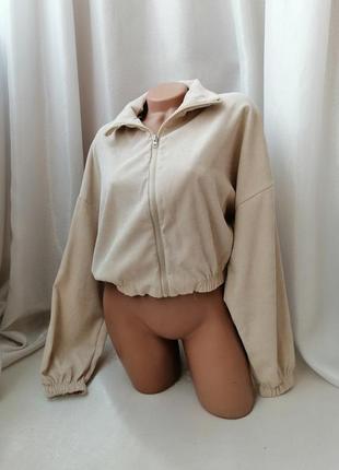 Кофта кардиган на змійці мікровельвет