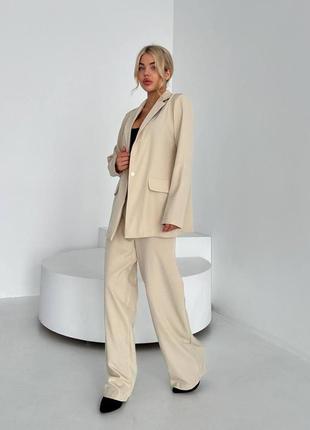 Женский брючный костюм пиджак + брюки, женский брючинный костюм пиджак + брюки
