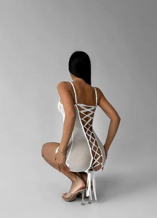 Еротична сукня на шнурівці