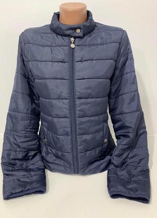 Куртка синя легка на блискавці