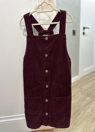 Сарафан вельветовый на девочку denim co 10-11роков