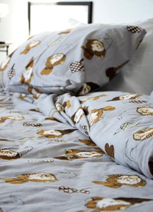 Новорічна фланелева полуторна двухспальна євро сімейна постільна білизна 
новорічний двухспальний полуторний євро сімейний  комплект постільної5 фото