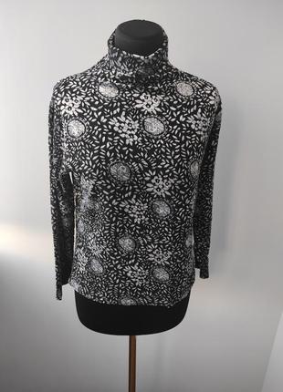 Велюровый гольф водолазка с логотипом версаче s р