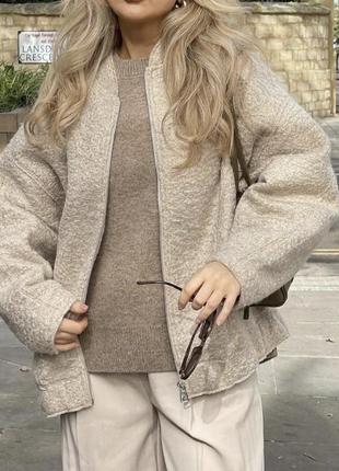 Бомбер zara