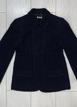 Женский дизайнерский пиджак miu miu made in italy оригинал size 40 (xs-s)
