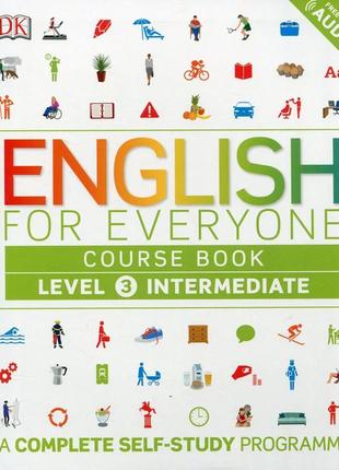 English for everyone. level 3. intermediate. course book — ціна 330 грн ...