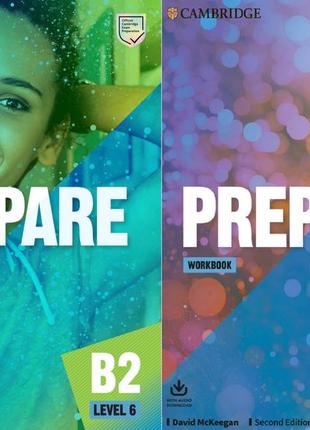 Prepare (second edition) b2. level 6. student's+workbook. навчальний + робочий зошит.