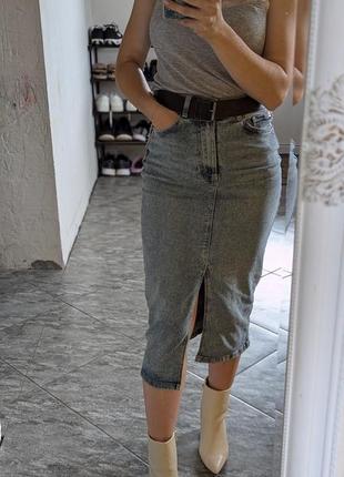 Джинсовая юбка