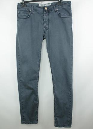 Качественные брюки ручной работы jacob cohen pw688 comfort stretch cotton slim fit pants