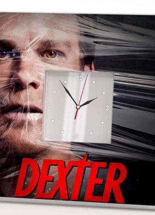 Настенные часы "сериал декстер. dexter" подарок фанатам кино, декор интерьера дома, офиса, кафе, бар