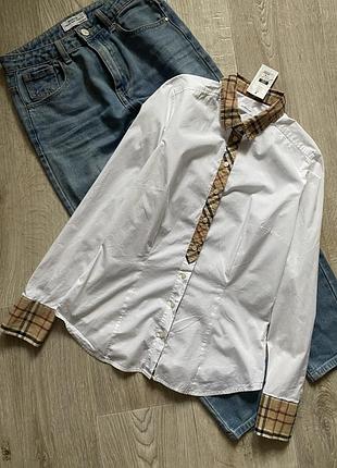 Рубашка в стиле burberry, блузка, сорочка