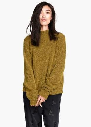 Мягкий пушистый мохеровый свитер от h&m