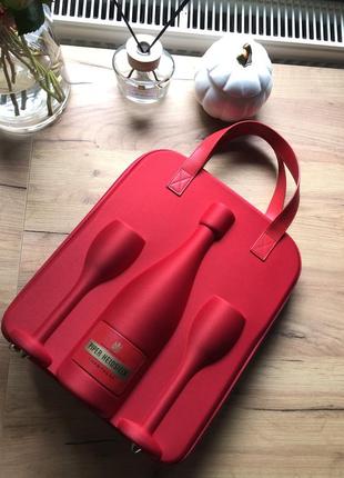 Свічка куб "соти" червоного кольору