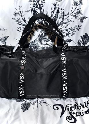 Даффл, женская спортивная сумка vsx duffle victorias secret, виктория сикрет4 фото