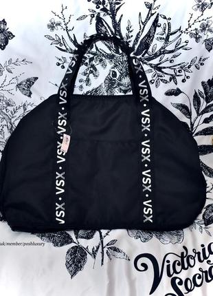 Даффл, женская спортивная сумка vsx duffle victorias secret, виктория сикрет5 фото