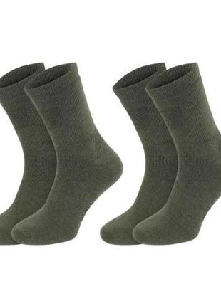 Носки термоактивные merino олива mil-tec германия 2 пары