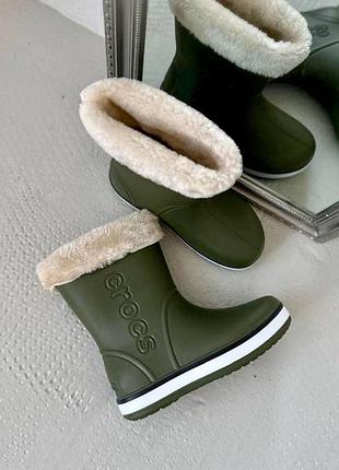 Жіночі гумові чоботи lukc якості, зимові гумові чоботи жіночі