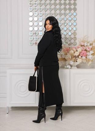 ❣️❣️❣️костюм зі спідницею на флісі7 фото