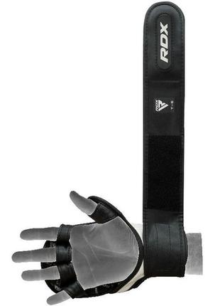 Перчатки для мма rdx t6 красные с капой - размер xl (обхват руки 24-25 см)