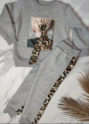 Костюмчик трехнитка на флисе