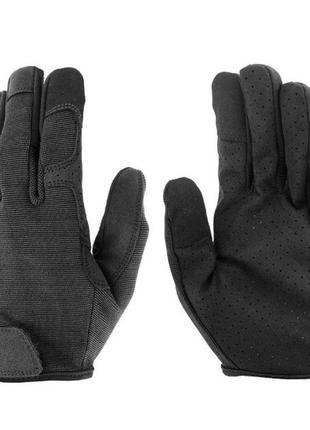 Боевые сенсорные перчатки черные мил тек германия