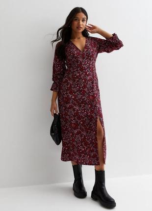 Міді сукня з довгими рукавами new look uk 14 розмір 502 фото