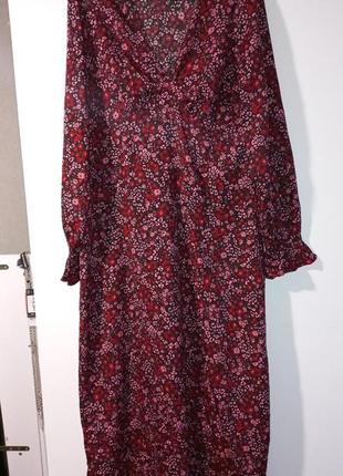Міді сукня з довгими рукавами new look uk 14 розмір 504 фото